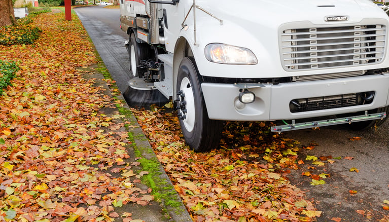 6 Ways to Prepare Your Street Sweeper for Leaf Season