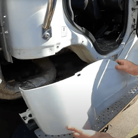 Step Four - Freightliner Cab Panel Removal