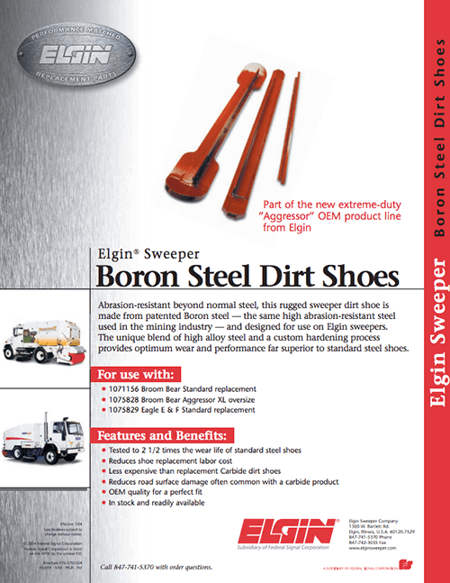 Aggressor Boron Steel Dirt Shoe Flyer