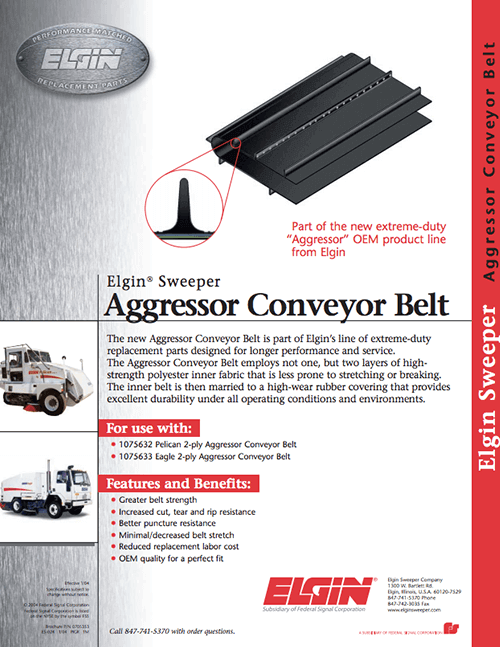 Aggressor Conveyor Belt Flyer