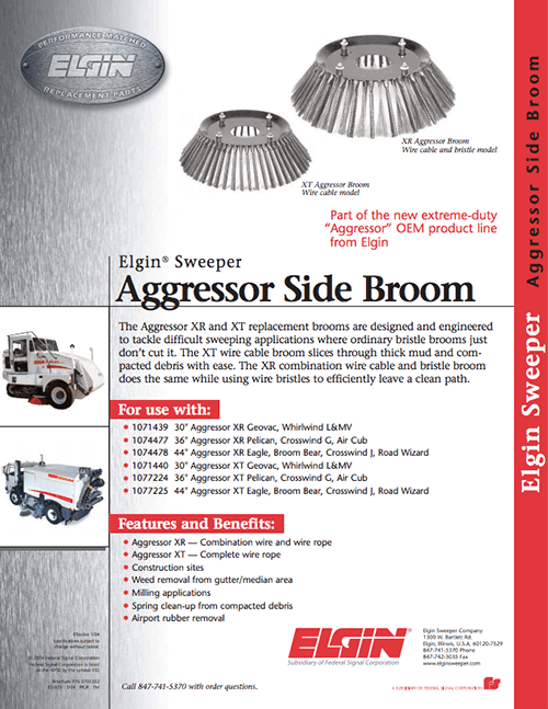 Aggressor Side Broom Flyer