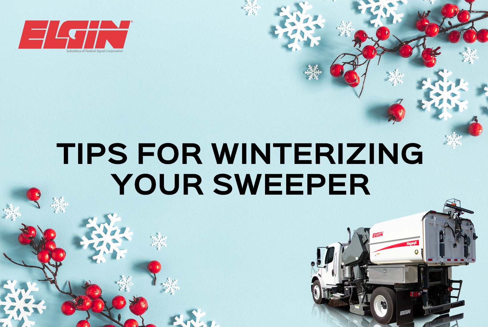 Winterizing your Street Sweeper